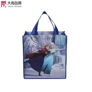 Pictures Printing Recyclable Eco Friendly Laminated PP Non Woven Shopping Bag