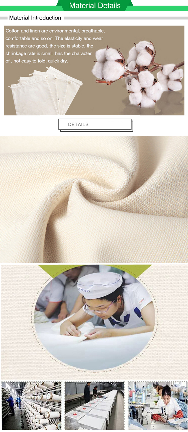 3.cotton canvas material