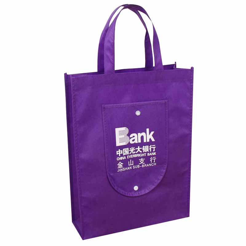 Foldable Heavy Duty Reusable Handle Grocery Tote Non Woven Shopping Bags