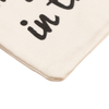 Personalized 12oz Cotton Custom Logo Canvas Cosmetic Pouch Makeup Bag with Zipper