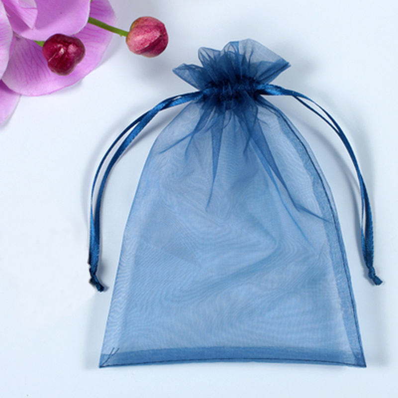 Colored Satin Mesh Drawstring Organza Pouch Wedding Party Favor Gift Bag Jewelry Watch Bags
