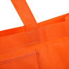 Promotional Custom Made Convenient Carrier Folding Non Woven Shopping Bag