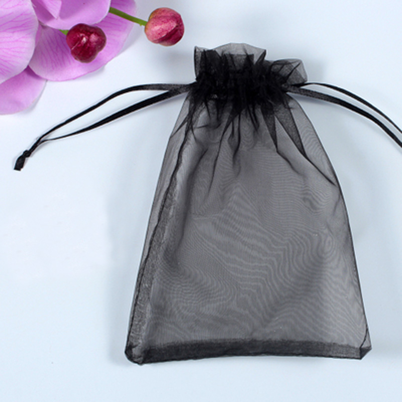 Colored Satin Mesh Drawstring Organza Pouch Wedding Party Favor Gift Bag Jewelry Watch Bags