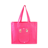 Eco Customized Color Size Green Button Non Woven Promotional Foldable Shopping Bag with Your Logo