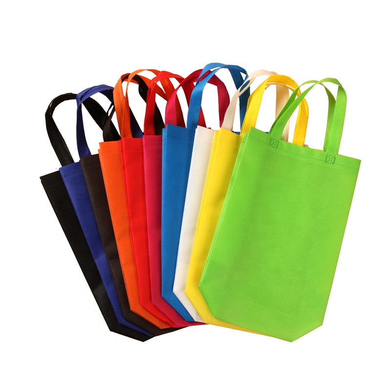 Colourful Heat Sealed Non Woven Shopping Tote Bag