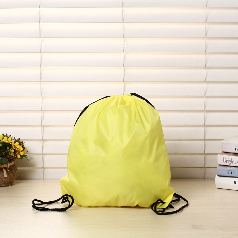 New Design Fashion Style No MOQ Multi- Color Polyester Drawstring Backpack Bag