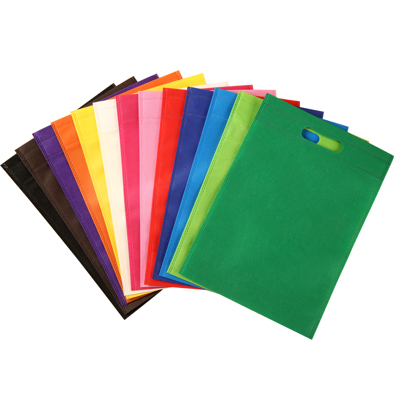 Custom Heat Sealed Die Cut Non Woven Bag With Printed Logo