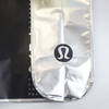 Lululemon style pp non woven metallic laminated custom logo shopping bag