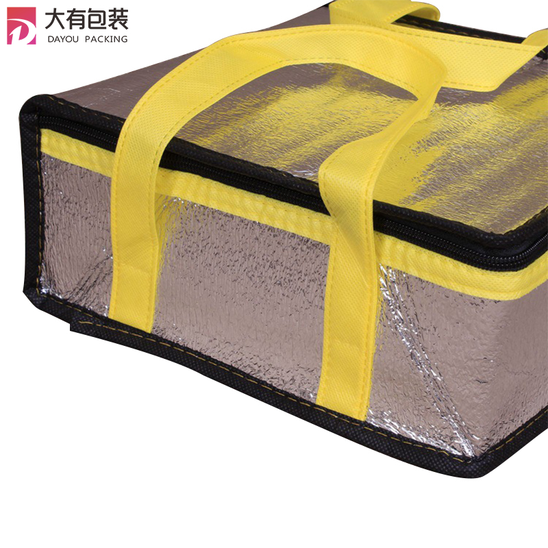 Low MOQ Waterproof Insulated Cooler Bag Foldable Custom Food Delivery Cooler Bag Insulated