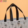 Low Price Waterproof Custom Design Logo Printing Non Woven Metallic Beach Tote Bag