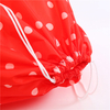 Sublimation Printed Promotional Polyester Nylon Drawstring Bags