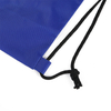 Blue Nylon Drawstring Bag with Logo Printed