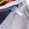 CMYK Color Printing Laminated Zipper Closure Aluminium Insulated PP Woven Cooler Bag