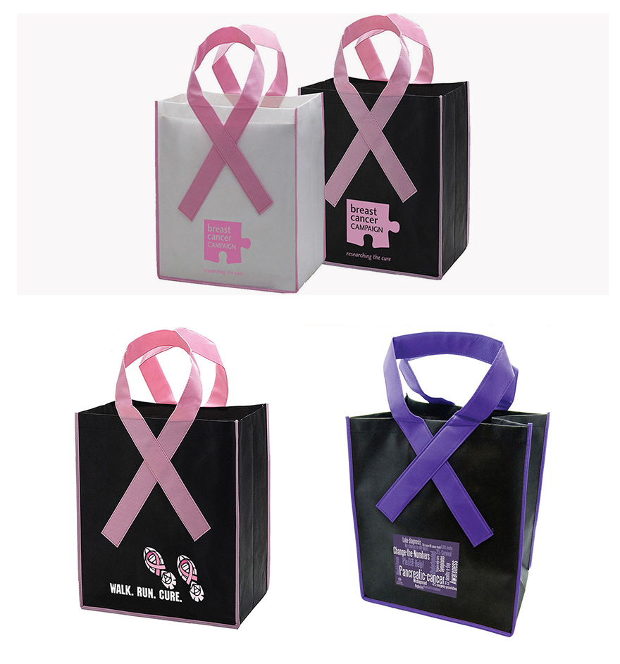 carry shopping bag with front pocket