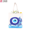 Factory Supply Unique Design Handled Eco Custom Logo Printed Shopping Tote Cotton Canvas Bag