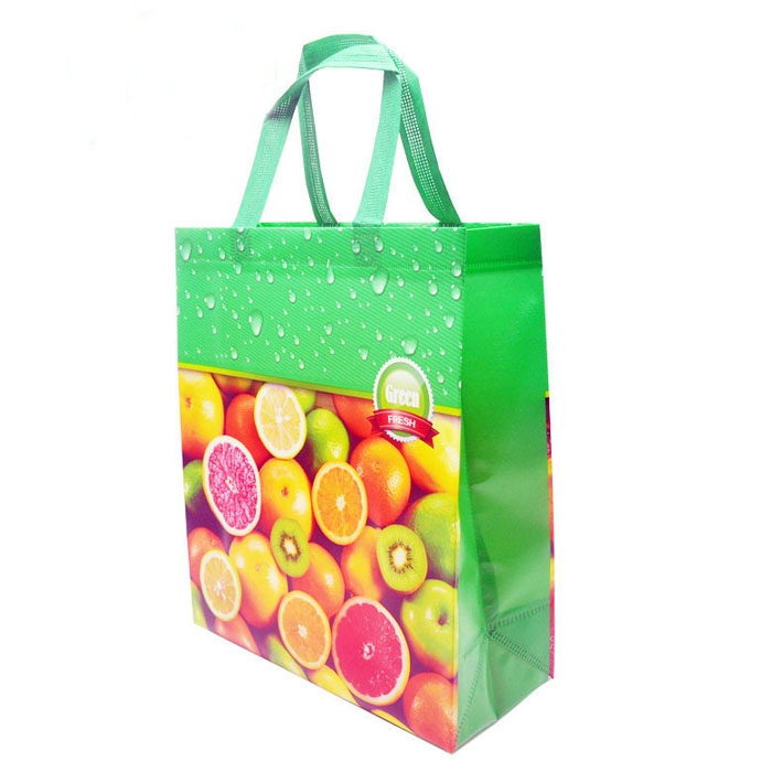 Factory Custom Own Brand Logo Pp Laminated Ultrasonic Non Woven Bag for Supermarket