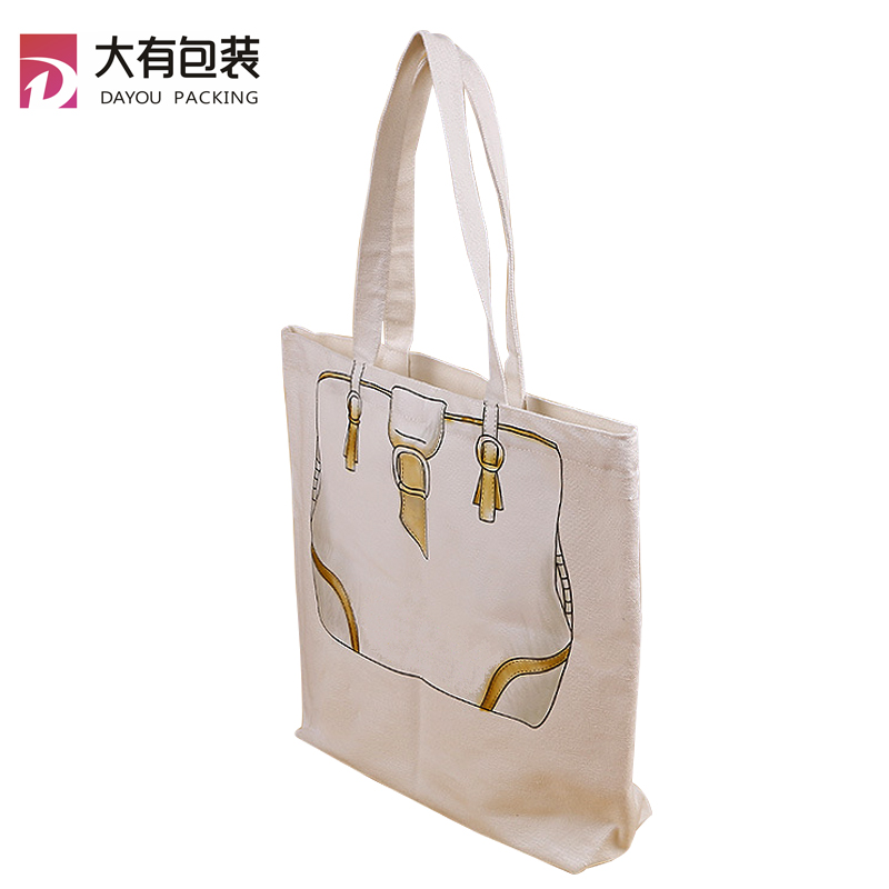 Hot Selling Standard Size 12oz Canvas Tote Bag Fashion Promotional Canvas Bag