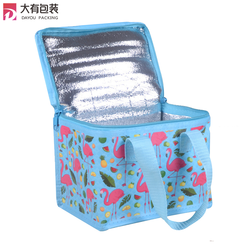 Customized Quality Non Woven Insulated Lunch Food Delivery Bag for Children with Logo Printing