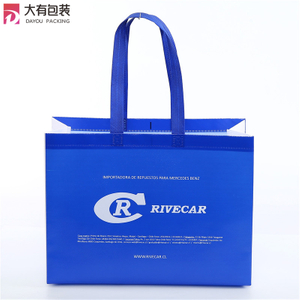 Wholesale Promotional Custom Color Eco Friendly Recyclable Laminated Shopping Pp Ultrasonic Non Woven Bag