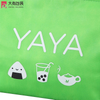 Green Custom Printed Non Woven Milk Insulated Deliver Cooler Bag 