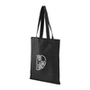 Customized Printing Promotional Grocery Eco Friendly Reusable Black Shopping Canvas Cotton Shoulder Tote Bag