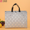 Low Price Waterproof Custom Design Logo Printing Non Woven Metallic Beach Tote Bag