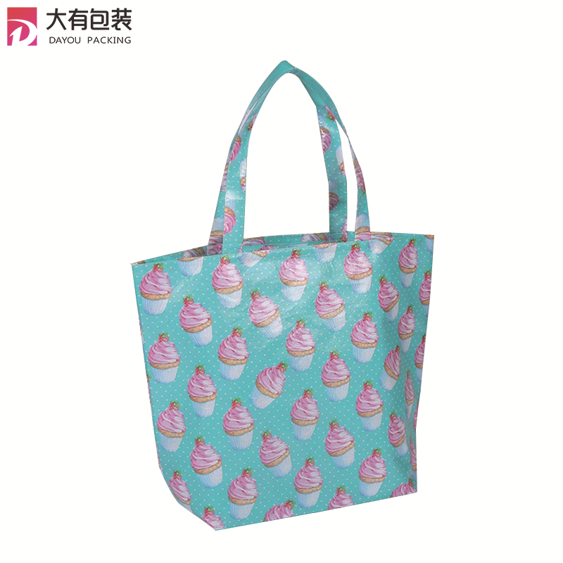 Waterproof shopping promotional bag printed with ice cream pattern (2)