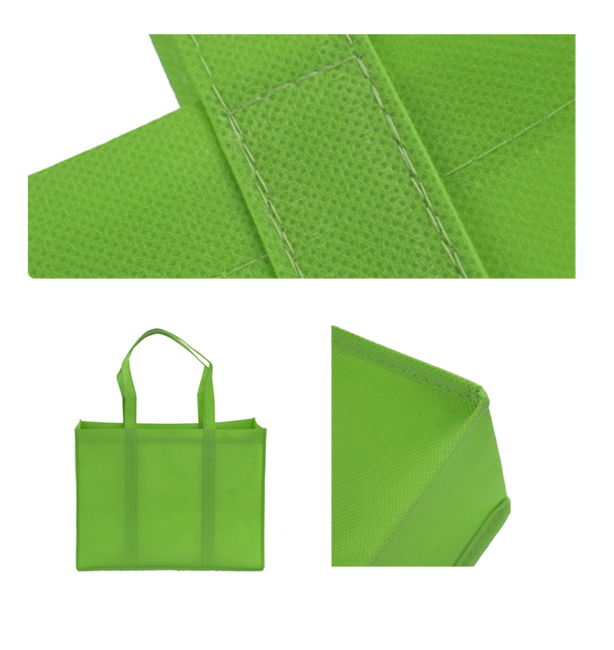 carry shopping bag with front pocket